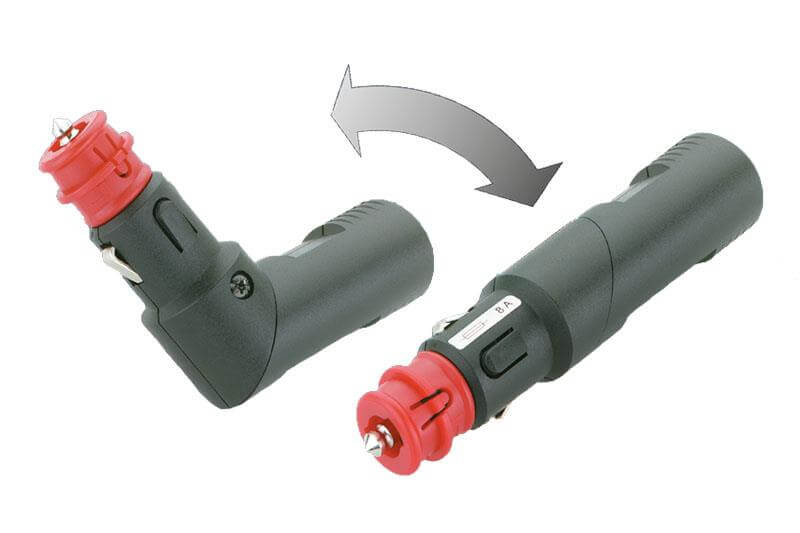 12 VOLT UNI PLUG AVEC FUSIBLE, fiche articulée, Auparavant 4700572
