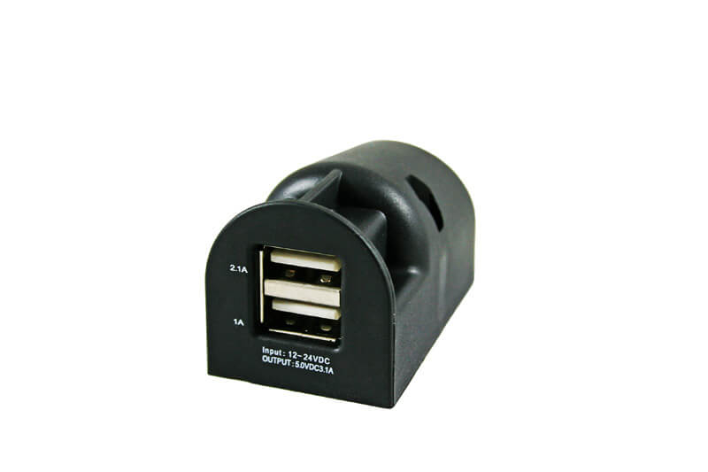 CHARGEUR USB 12V EN APPLIQUE 2x USB