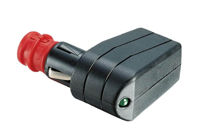 Allume cigare fiche 12V universel - coudée
