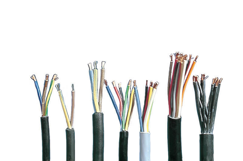 13-core câble 9x 1.5mm² et 4x 2.5mm² noir 50m