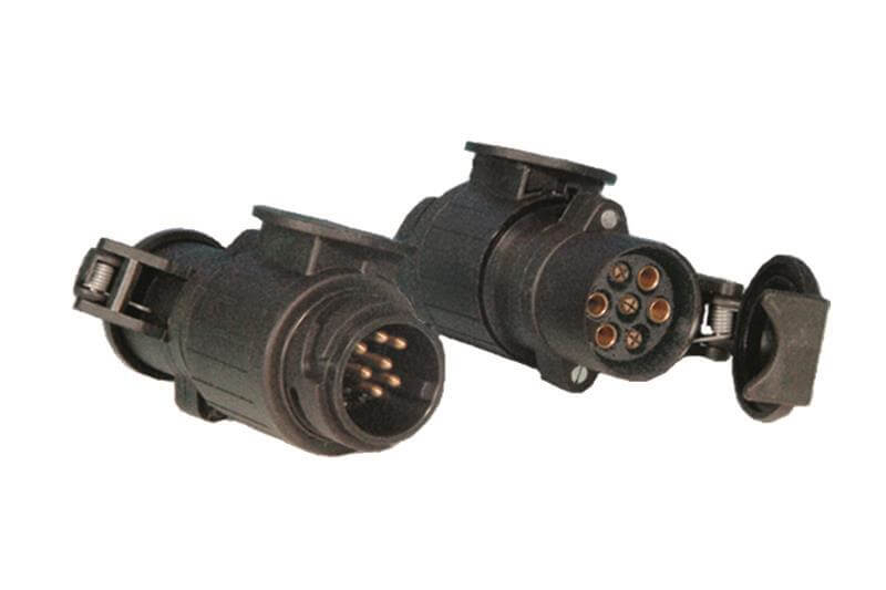 Adaptateur prise 13 broches vers 7 broches - DIN - standard