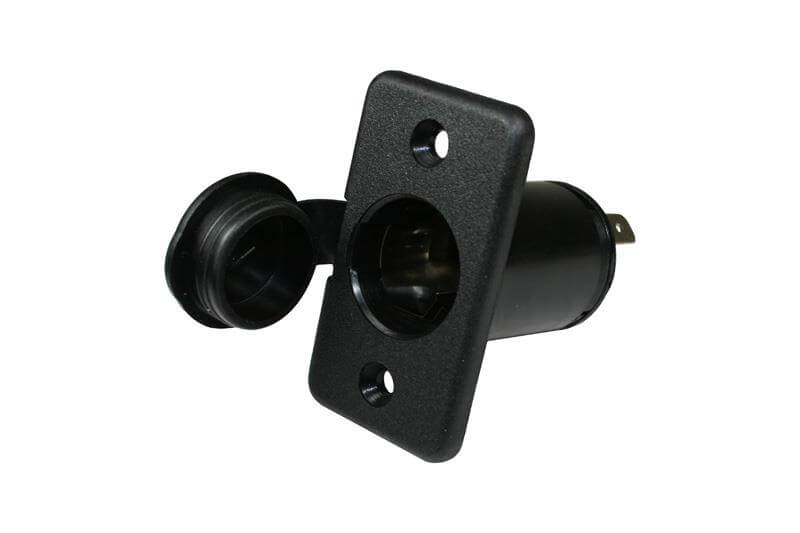 12V socle uni, encastrable avec couvercle, Auparavant 4702002
