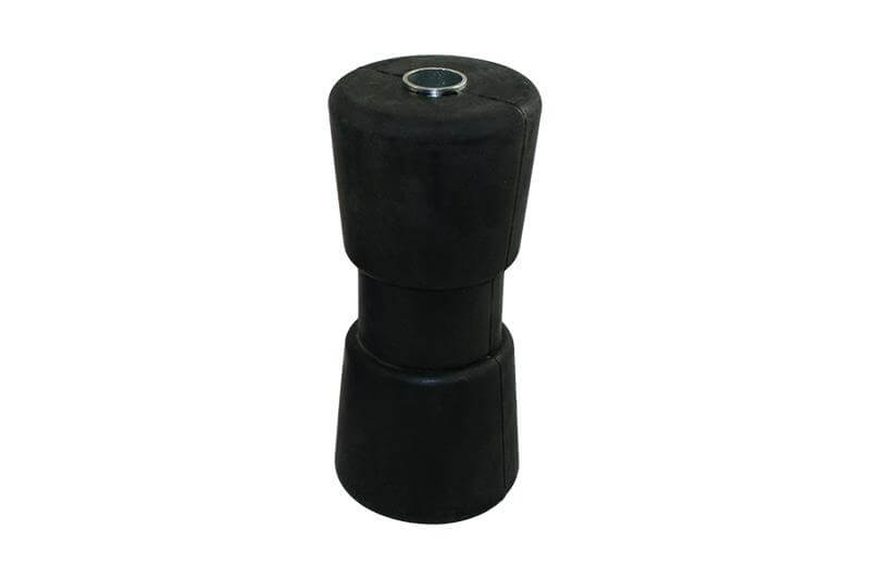 Diabolo de remorque caoutchouc 190x85mm noir