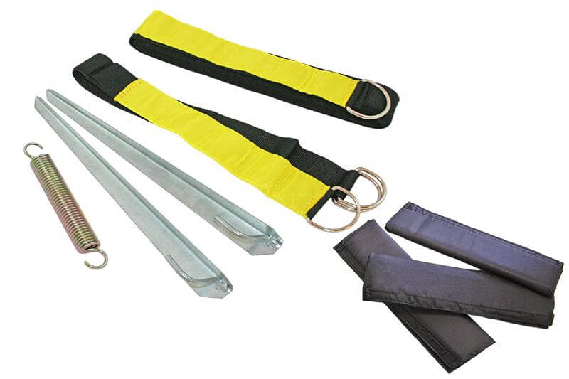 Tentsafe Plus sangle anti tempête avec bandes fluorescentes et goussets de protection - à tendre sur l'auvent