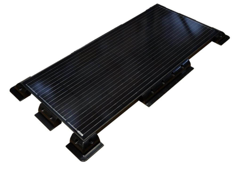 Ensemble complete panneau solaire 100W - avec kit de fixation et écran LCD