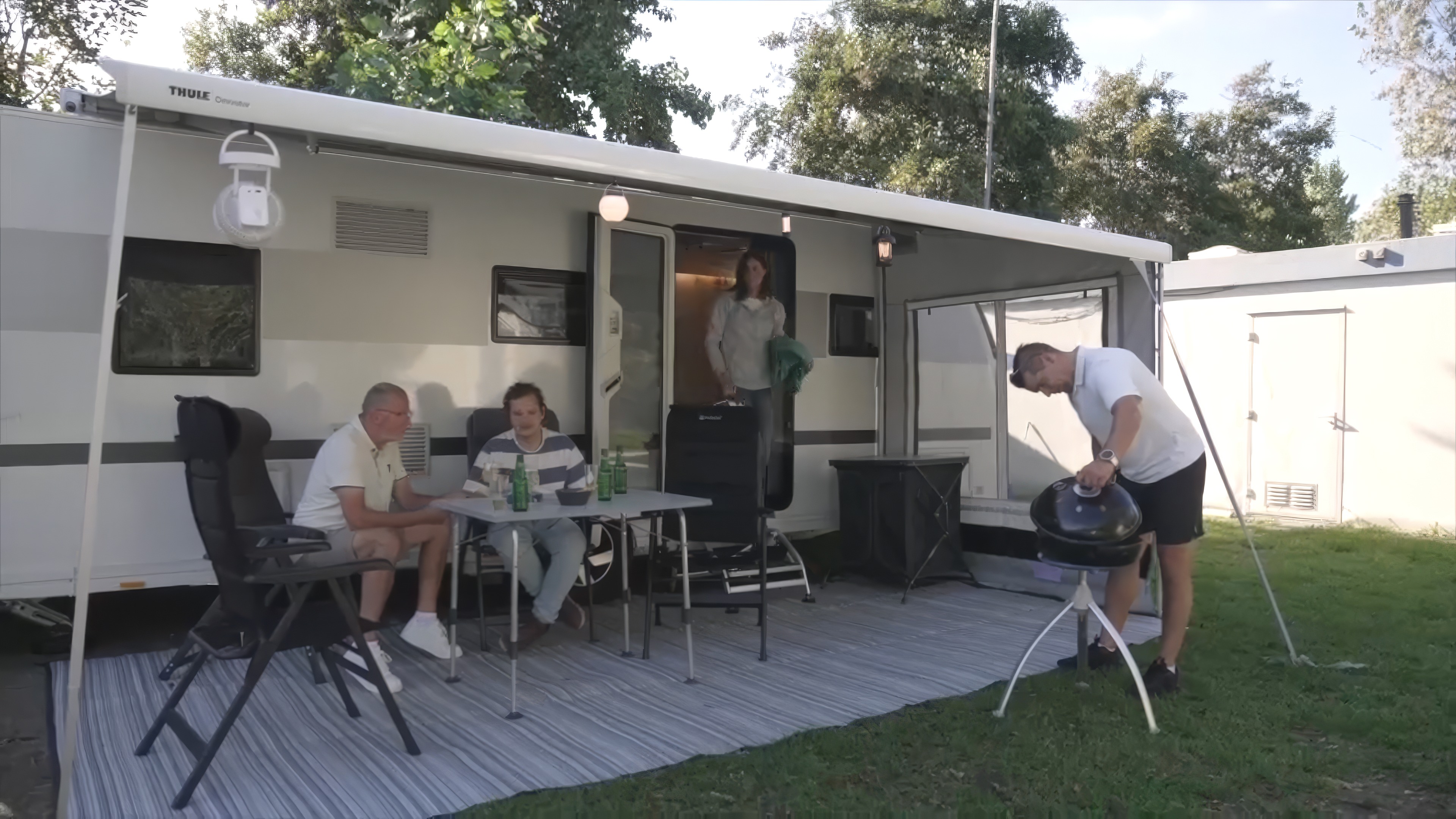 Le début de la saison du camping